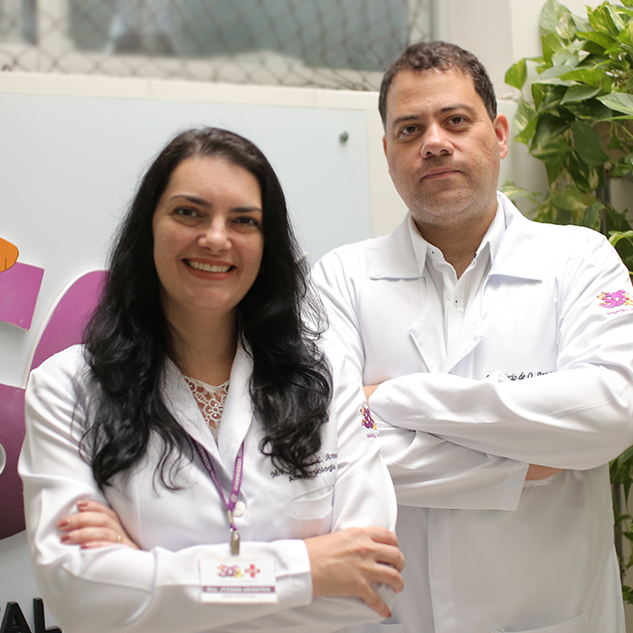 Dra Jyzana e Dr. Marcio Arantes